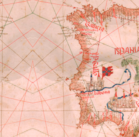 Mapa Galicia-Portugal