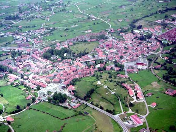 Vista aérea de Cabezón de la Sal