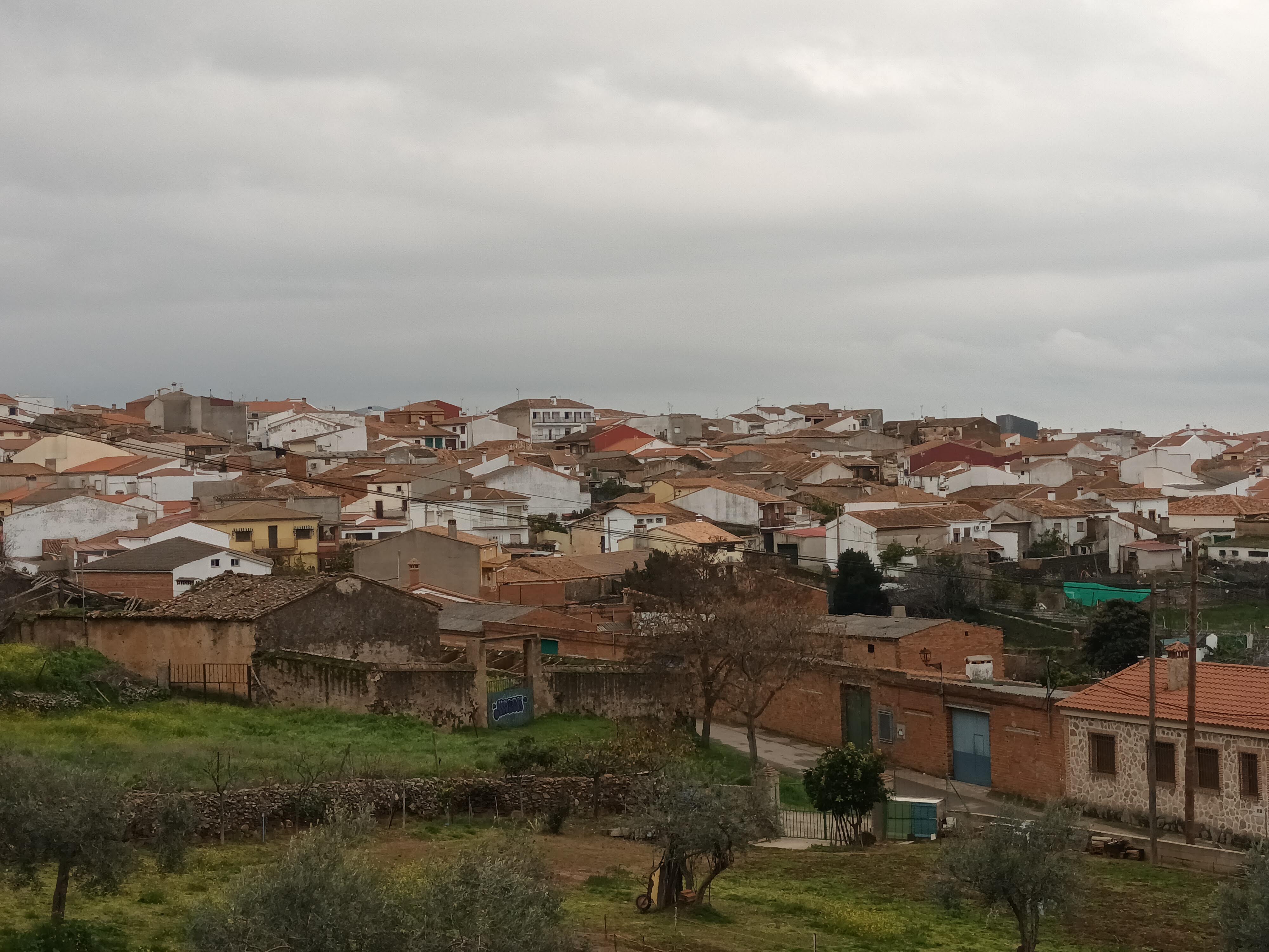 Vista panorámica de Alía (foto del autor).