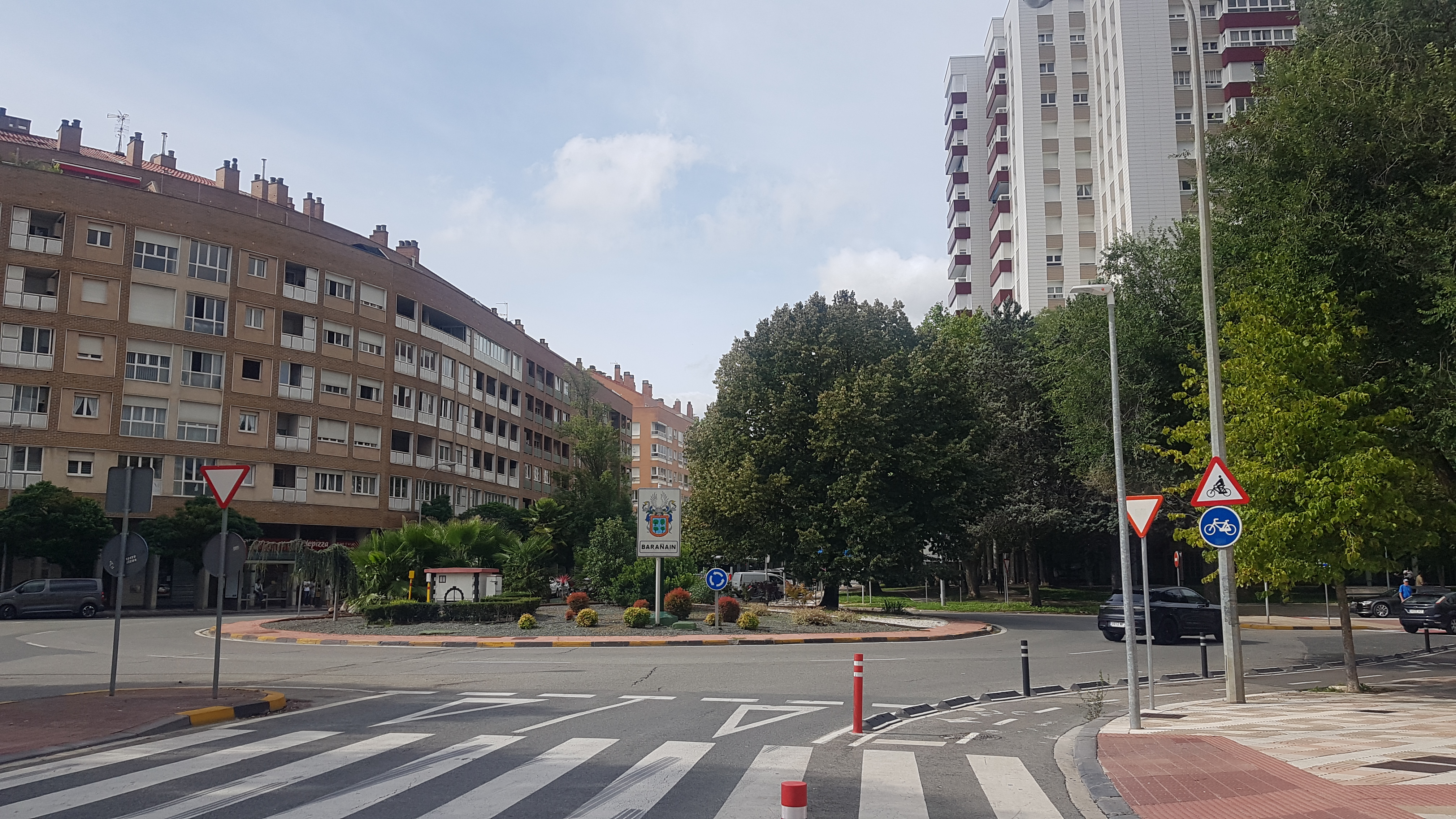 Barañaingo sarrera, Iruñe aldetik. Rafa Maestroren argazkia.