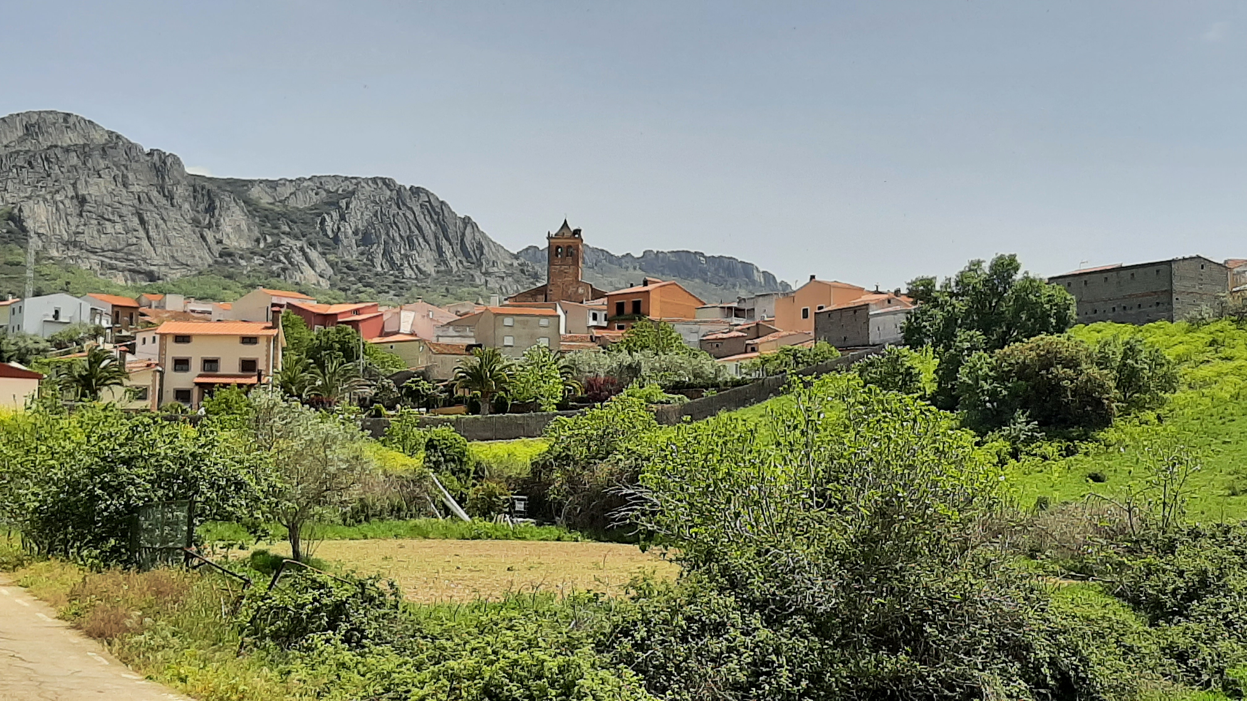 Vista panorámica de Berzocana (foto del autor).