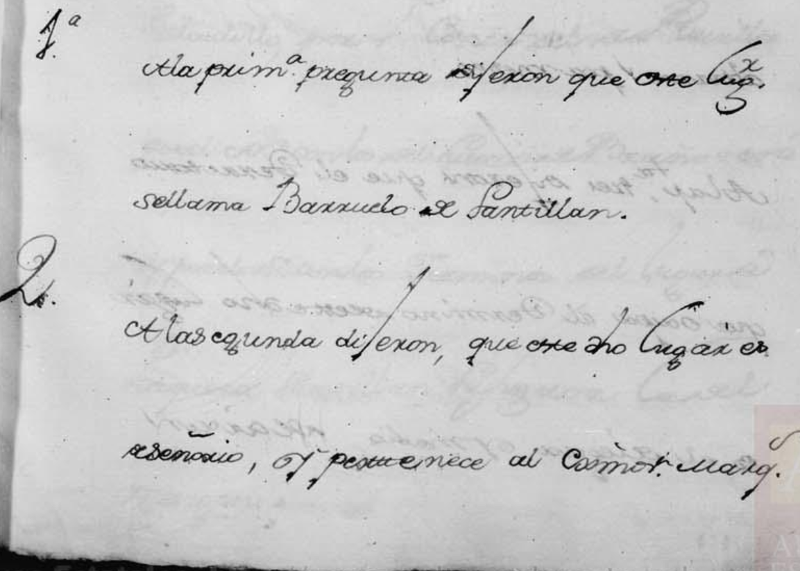 Catastro de Ensenada, PARES. Es llamativo que figure "Santillán". Puede tratarse de un error de copia.
