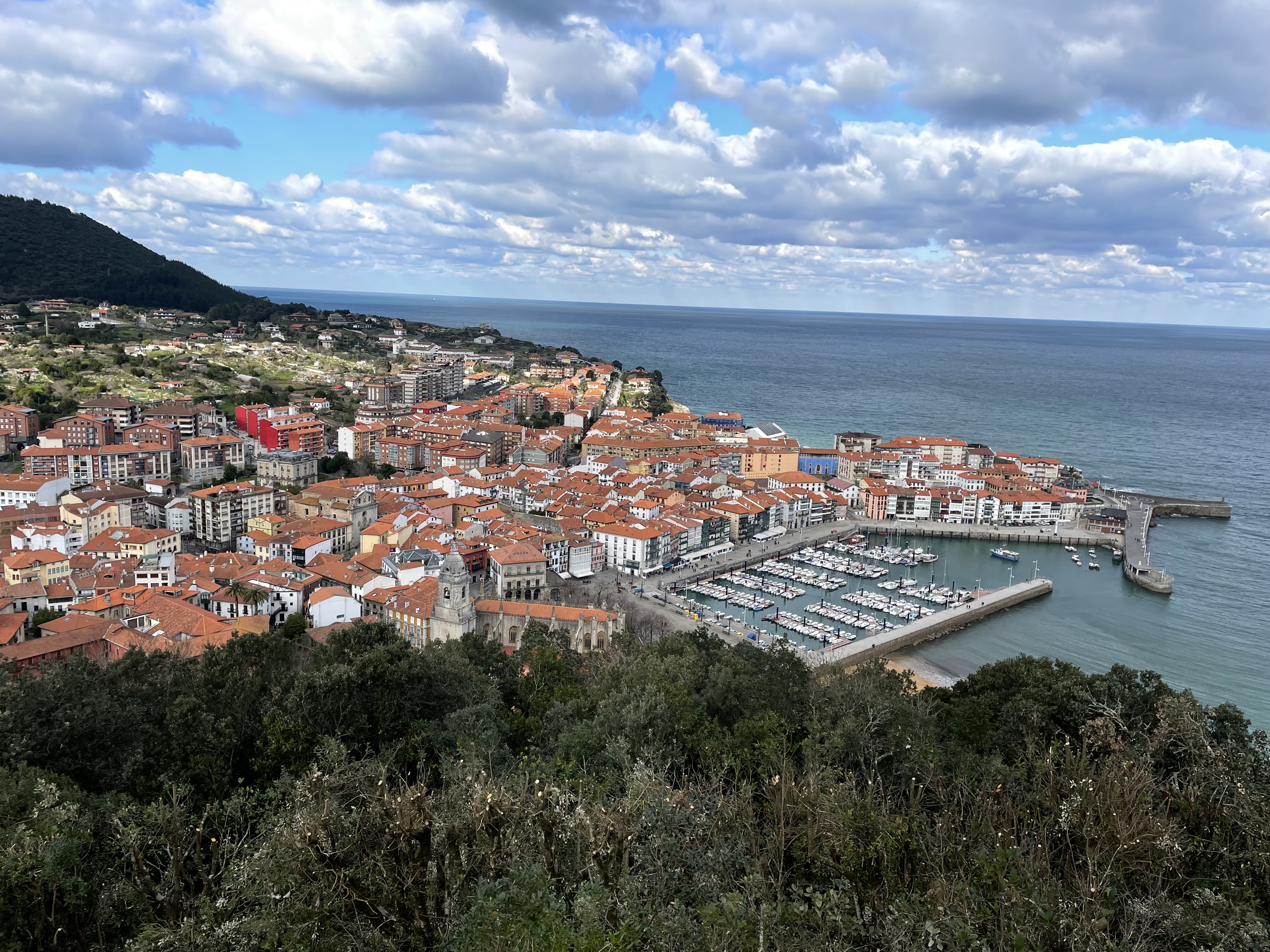 Lekeitio herriaren eta portuaren ikuspegia. Patxi Galeren argazkia.