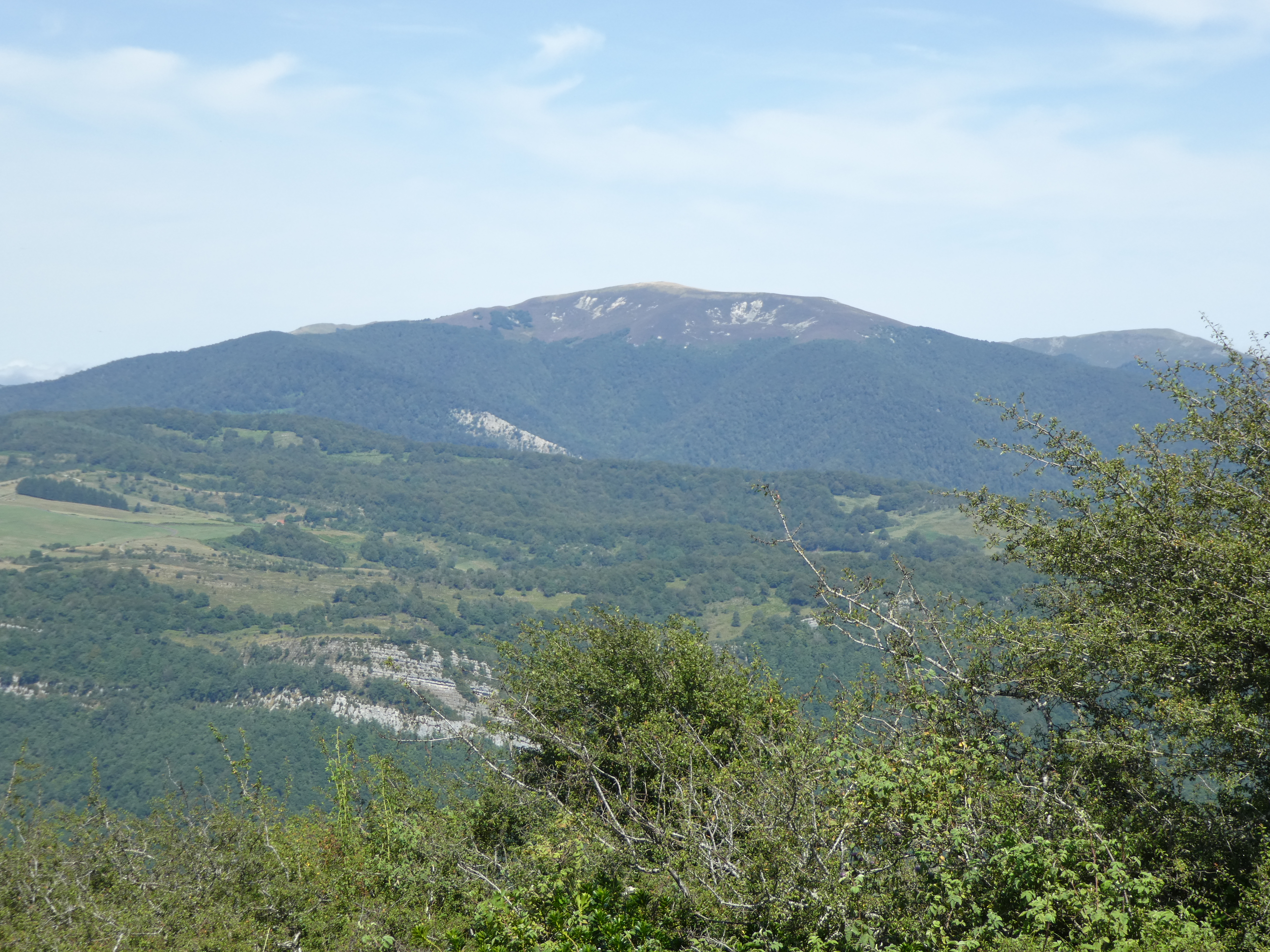 Ortzantzurieta mendia, Berrenditik ikusia. Peio Kamino Kaminondoren argazkia.