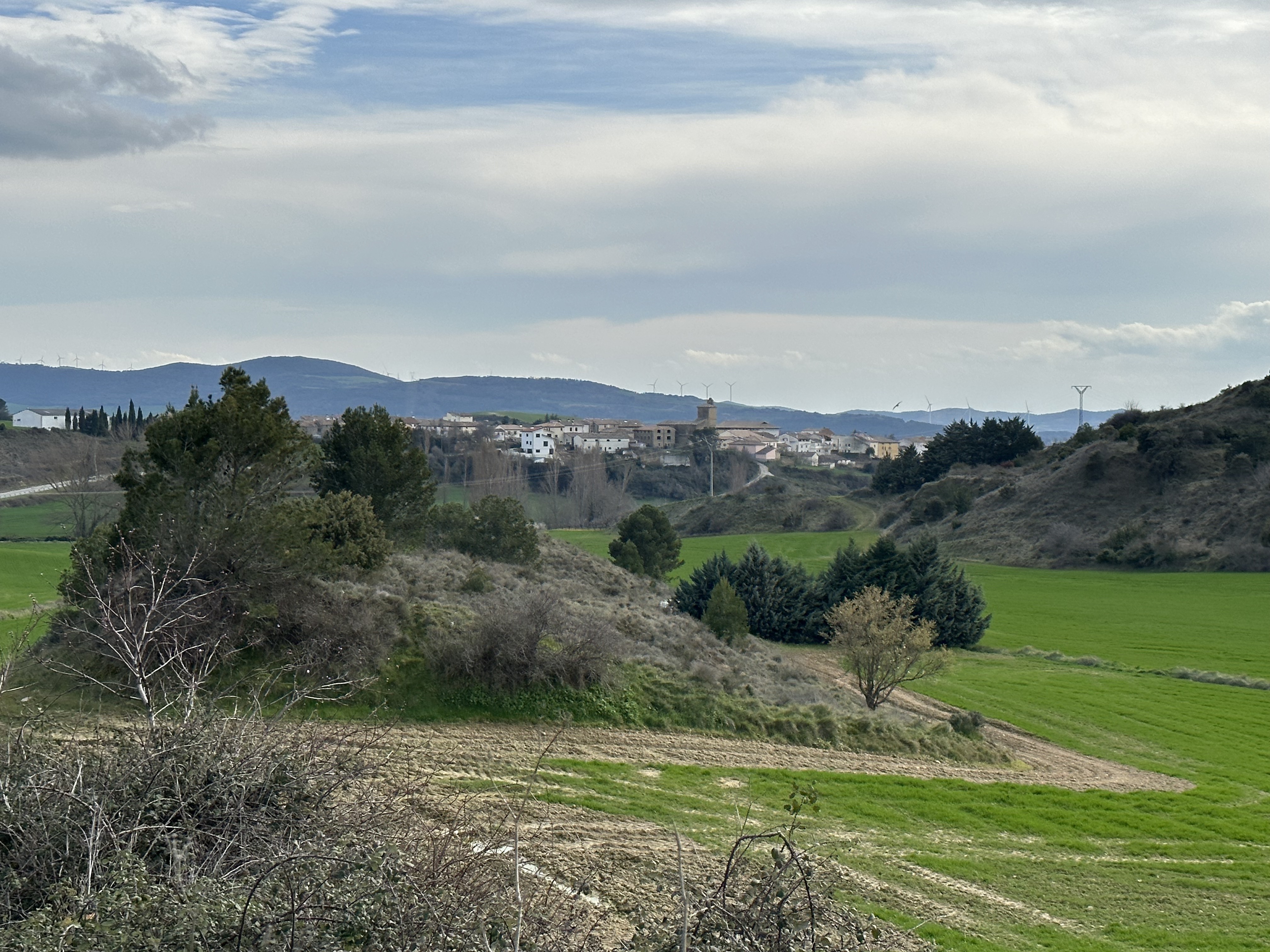 Uterga herria, urrunxkotik. Patxi Salaberriren argazkia.