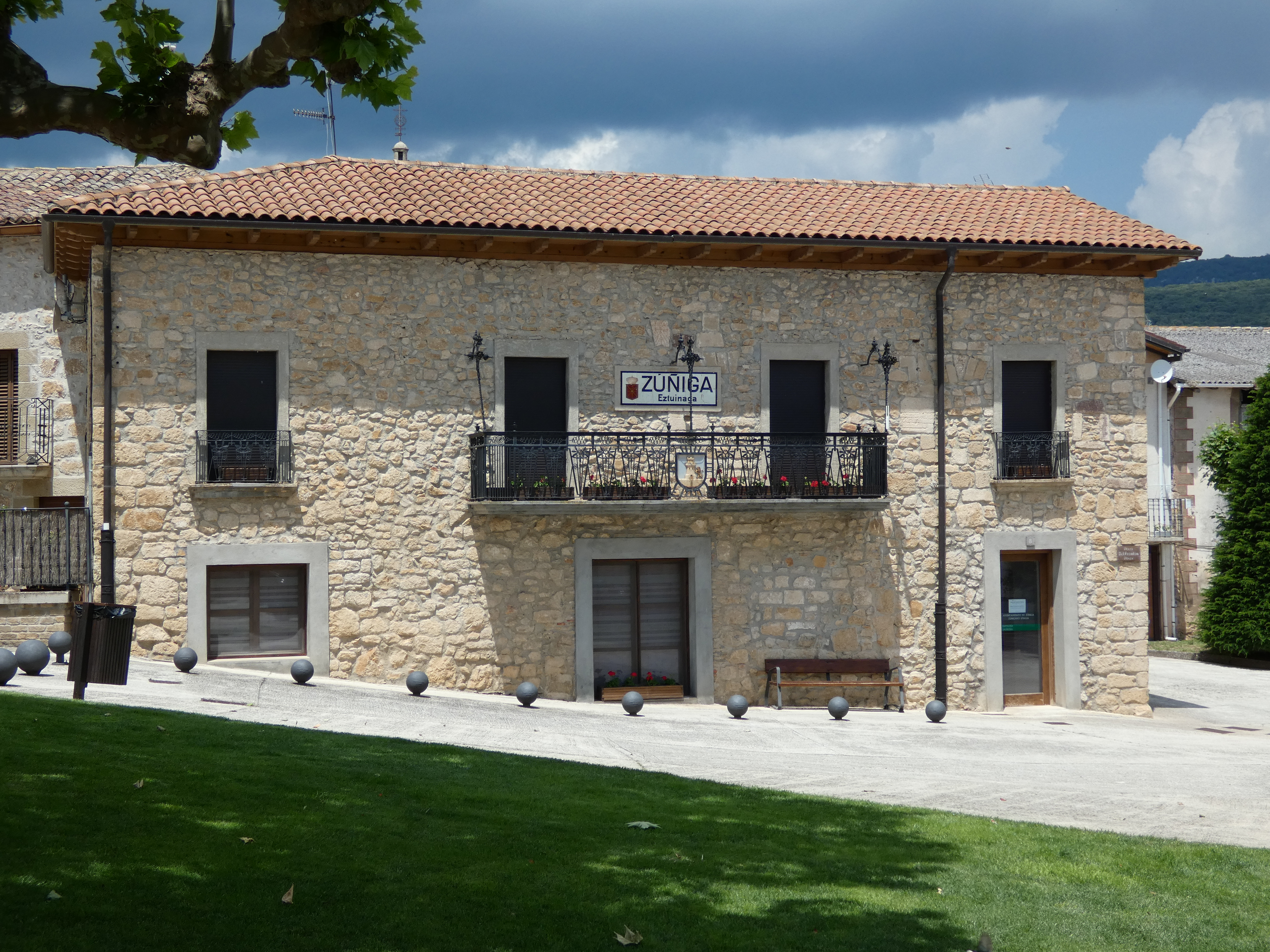 Zuñigako udaletxea. Luis Mari Zalduaren argazkia.